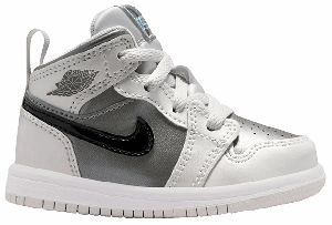 Кроссовки Air Jordan 1 Mid TD, серебряный