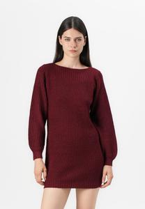 Платье JDY JDYWHITNEY MEGAN BOAT NOOS, Cabernet Detail:W Black Ply/Red