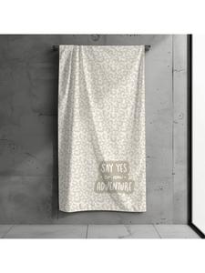 Traumhelden Банное/пляжное полотенце "Леопардовый принт" XXL 100x200 см, бежевого цвета