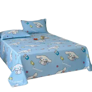 Sanrio 100% хлопок детские постельное белье с мультяшным принтом для односпальной/двуспальной кровати