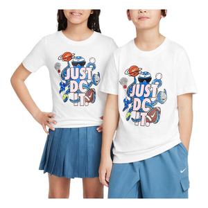 Футболка спортивная одежда графическая футболка Nike, белый