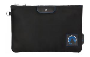 MONTBLANC Нейлоновая клатч мужская черная