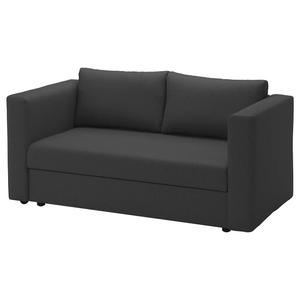 2-местный диван-кровать SKÖNABÄCK IKEA, цвет knisa dark grey