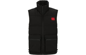 HUGO BOSS Весенне-летний жилет мужской черный, Black