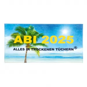 Полотенце ABI 2025 75x150 см, ABI 2025 - Все спокойно, велюровое Egeria, ярко-синий