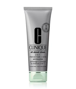 Медицинская маска CLINIQUE All About Clean Charcoal Mask + Scrub Anti Pollution, 100 ml