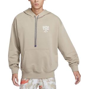 Nike Толстовка dri fit trail мужская khaki/mountain peak white