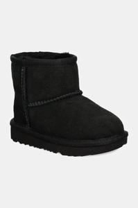 Детские замшевые зимние ботинки CLASSIC MINI II Ugg, черный