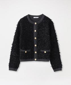 Кардиган из твидовой ткани Loveless, цвет Black