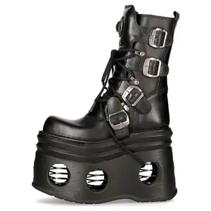 Ботильоны унисекс черные New Rock