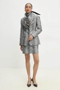 Кожаная куртка Answear.Lab, серый