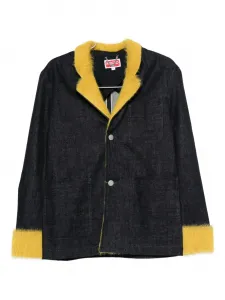 Джинсовая куртка с контрастной отделкой KENZO, синий