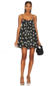 Платье мини Free People in A Bubble, черный