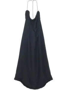 Шелковое платье Carven, черный