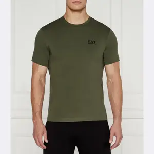 Футболка стандартного кроя Ea7, зеленый