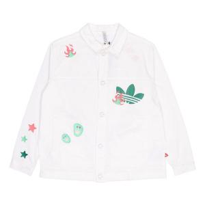 Куртка adidas originals SS22 Logo Cartoon Printing Sports Jacket Unisex White, мультиколор