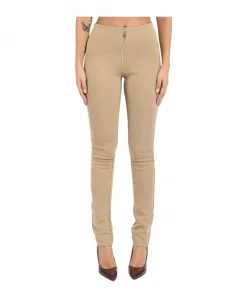 Зауженные брюки из функциональной ткани. Patrizia Pepe, бежевый