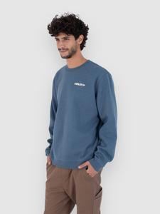 Свитер Hurley Graphic Slub Crew Sweater, grey teal