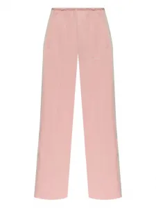 Спортивные брюки с лампасами и вышитым логотипом Palm Angels, розовый