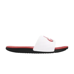 Кроссовки Nike Kawa Slide JDI GS 'University Red', белый