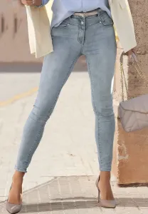 Джинсы узкие Lascana, Blue Washed