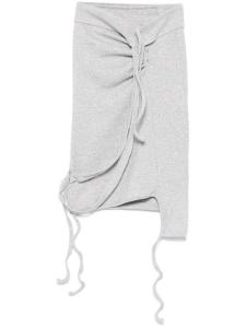 Мини-юбка в рубчик Ottolinger, серый