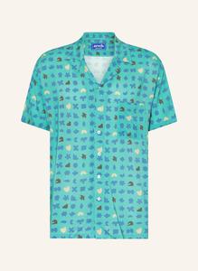 Курортная рубашка светло-голубая талисманы удачи × Мэри комфортный крой Arrels Barcelona, мультиколор