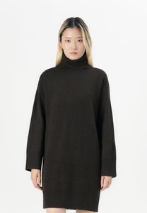 Платье Vero Moda VMAQUARIUS ROLLNECK SHORT, Chocolate Torte/Dark Brown