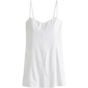 Женское платье-комбинация Abercrombie＆Fitch, белый