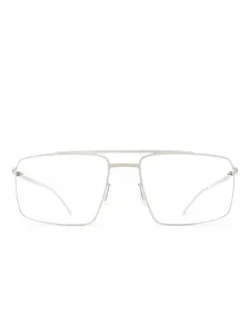 Очки Pen 51 в квадратной оправе Mykita, серебяный