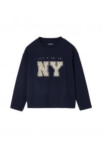 Топ Vertbaudet Long sleeved top, Marine/Blue