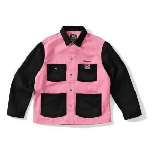 Куртка fw19 week 3 x ben davis chore coat 'black pink' Supreme, черный