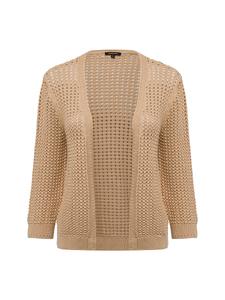 Вязаный кардиган MORE & MORE, бежевый