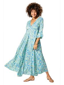 Длинное платье Aller Simplement, цвет türkis/blau