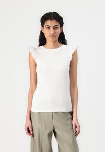 Топ JDYSOFIA FRILL DIA JDY, молочный