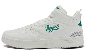 Кеды мужские, обувь для скейтбординга средняя высота Feather белый/функциональный зеленый 361°