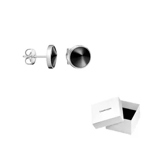 Титановые стальные серьги-гвоздики унисекс Calvin Klein