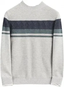 Осенне-зимний мужской утепленный вязаный свитер