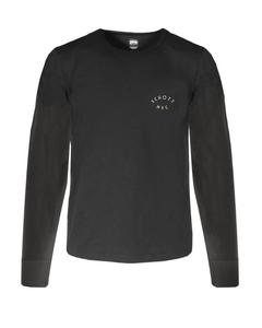 Футболка унисекс Union с длинным рукавом черного цвета Schott N.Y.C.