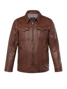 Кожаная куртка JP1880 Lederjacke, темно-коричневый