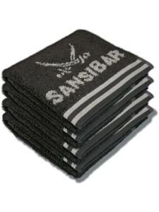 Гостевое полотенце Sansibar Frottier Serie Doubleface, цвет anthrazit/silber