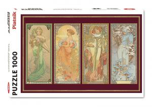 Пятник, пазл, металлизированный Муха, Времена года, 1000 шт. Piatnik