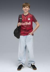 Футболка Puma Print T-shirt, Dark Cherry-Metallic Gold/Red