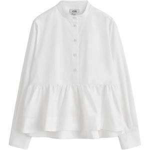 COS Женская белая рубашка