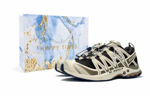 Кроссовки для трейлраннинга XA PRO 3D Unisex низкие, устойчивые к истиранию, дышащие, Lime Gray SALOMON, серый