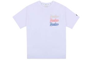 MLB Футболка с рукавом дроп-шоулдер унисекс белая