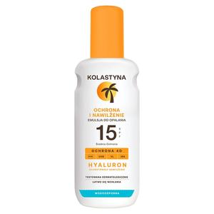 Крем-спрей для загара SPF 15 KOLASTYNA масло для загара 200 мл Inna marka