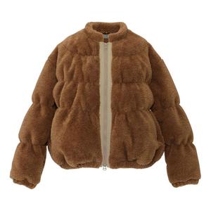 (WMNS) Пуховая куртка Onitsuka Tiger Crew Neck Down Jacket, коричневый цвет