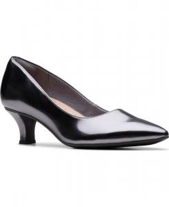 Женские туфли-лодочки Kepley Vine из коллекции Collection Clarks, Dark Pewter Metallic Synthetic