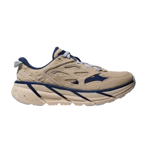 Кроссовки Clifton L Suede, цвет Oat Milk Bellwether Blue